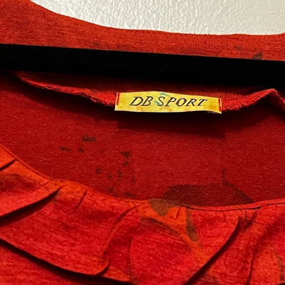 Red/Black Burnout Tunic - Picture 2 of 2